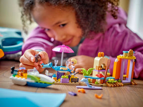 LEGO Friends 42672 Loma ja Rantarakennelmat Matkalaukussa