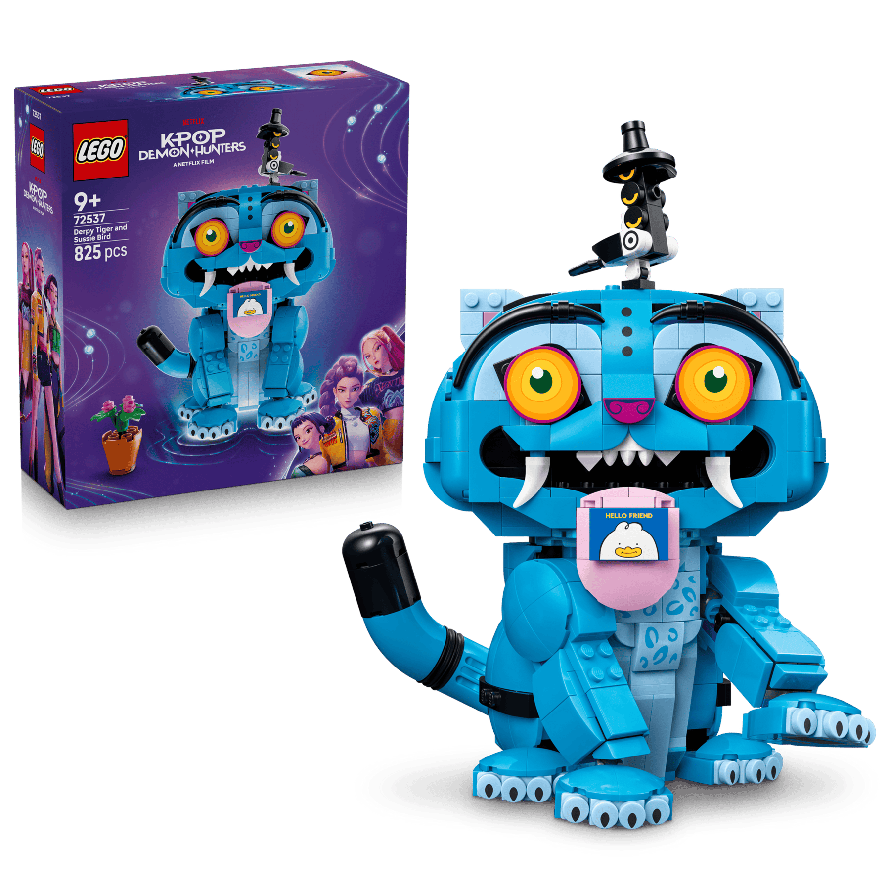 LEGO K-Pop Demon Hunters 72537 Derpy-Tiikeri ja Sussie-Lintu