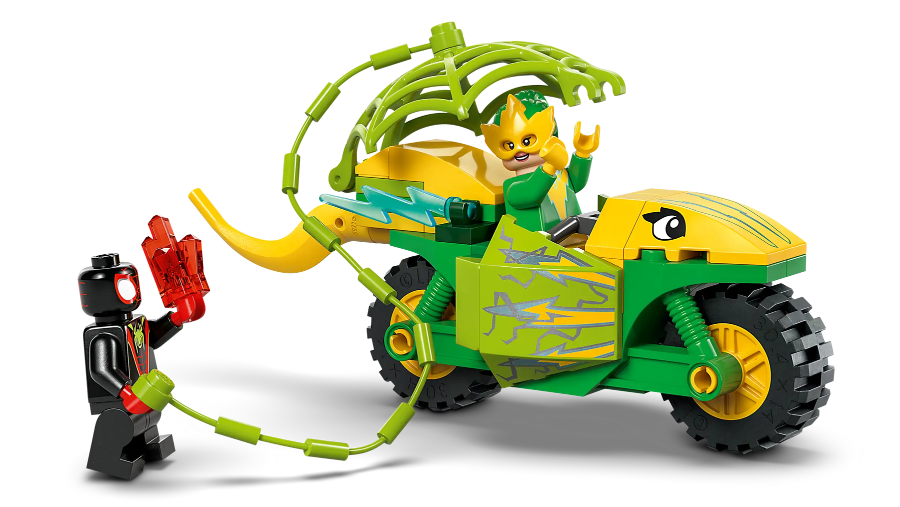 LEGO Marvel 11198 Spin ja Electro: Dinomenopelien Takaa-ajo