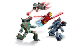 LEGO Marvel 76320 Iron Man ja Sotakone Vastaan Hammer-dronet
