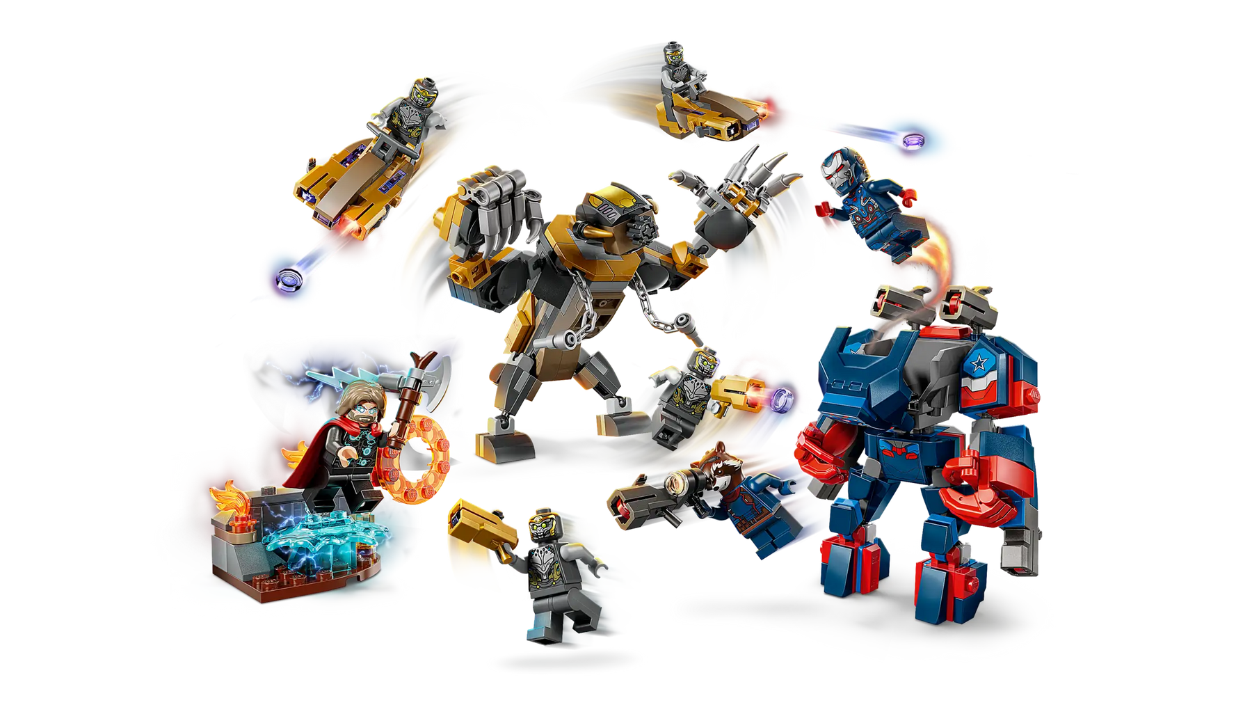 LEGO Marvel 76322 Endgame Thor Vastaan Chitauri