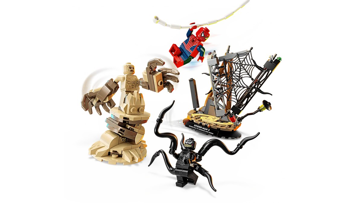 LEGO Marvel 76334 Eeppinen Taistelu: Spider-Man Vastaan Sandman