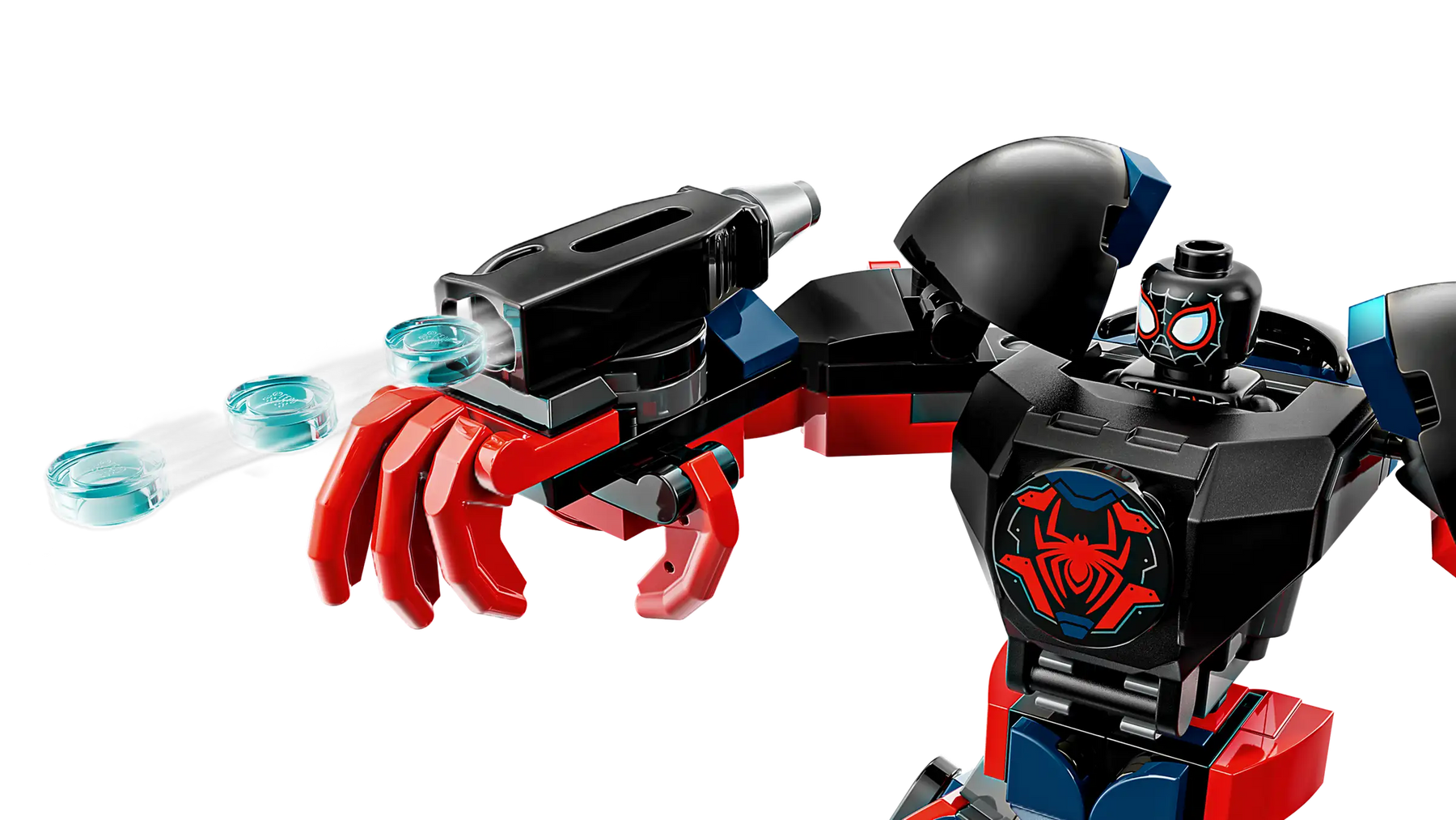 LEGO Marvel 76337 Miles Moralesin Robotti Vastaan Spider-Man 2099