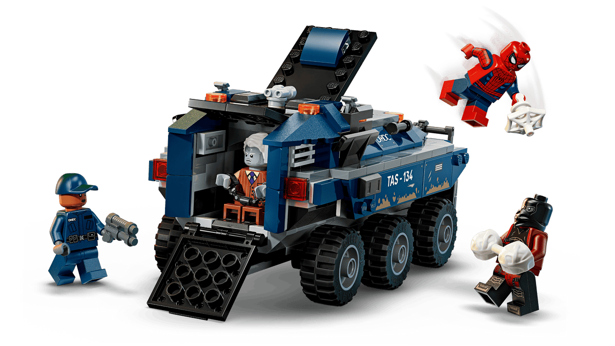 LEGO Marvel 76349 Spider-Man ja Vankilakuljetuksen Takaa-ajo