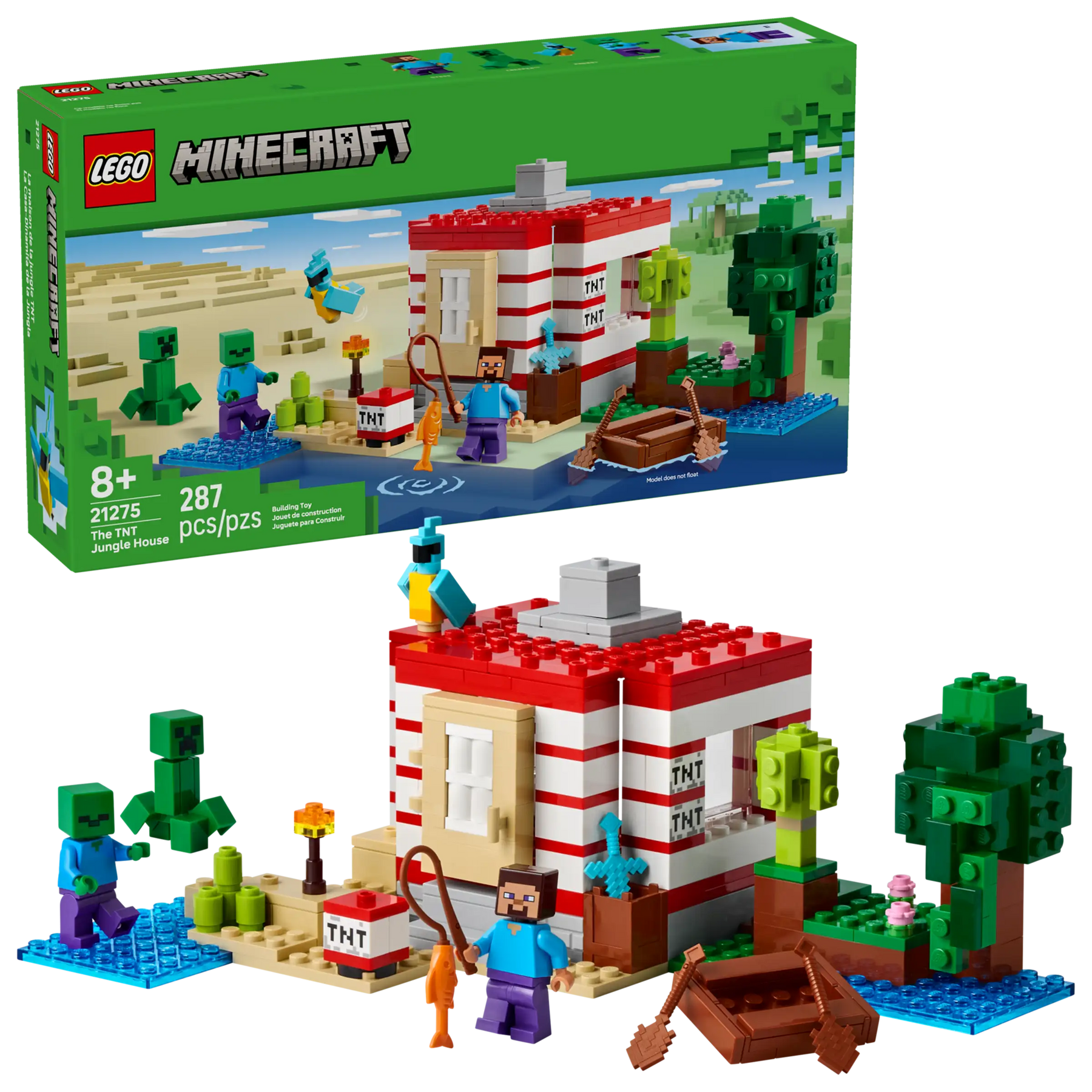 LEGO Minecraft 21275 TNT-Viidakkotalo