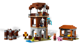 LEGO Minecraft 21278 Ryöstelijöiden Etuvartioasema ja Tuhokylvyri