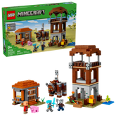 LEGO Minecraft 21278 Ryöstelijöiden Etuvartioasema ja Tuhokylvyri