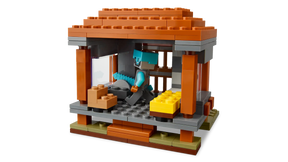  LEGO Minecraft 21278 Ryöstelijöiden Etuvartioasema ja Tuhokylvyri