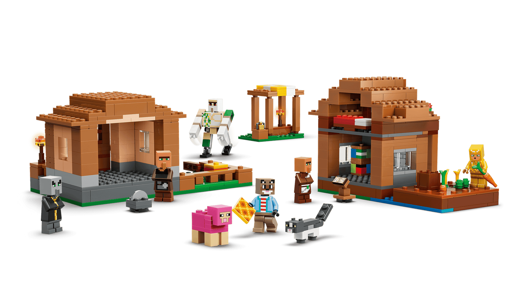 LEGO Minecraft 21596 Hyökkäys Kutsuilijakylään