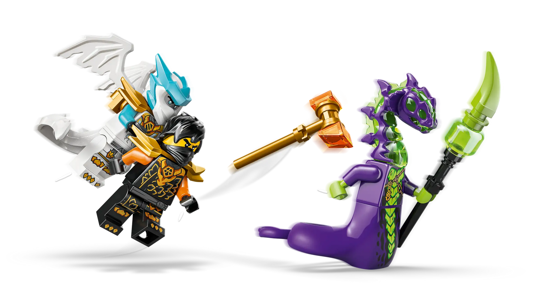 LEGO Ninjago 71854 Colen Tehtävärobotti ja Lohikäärme-Zane