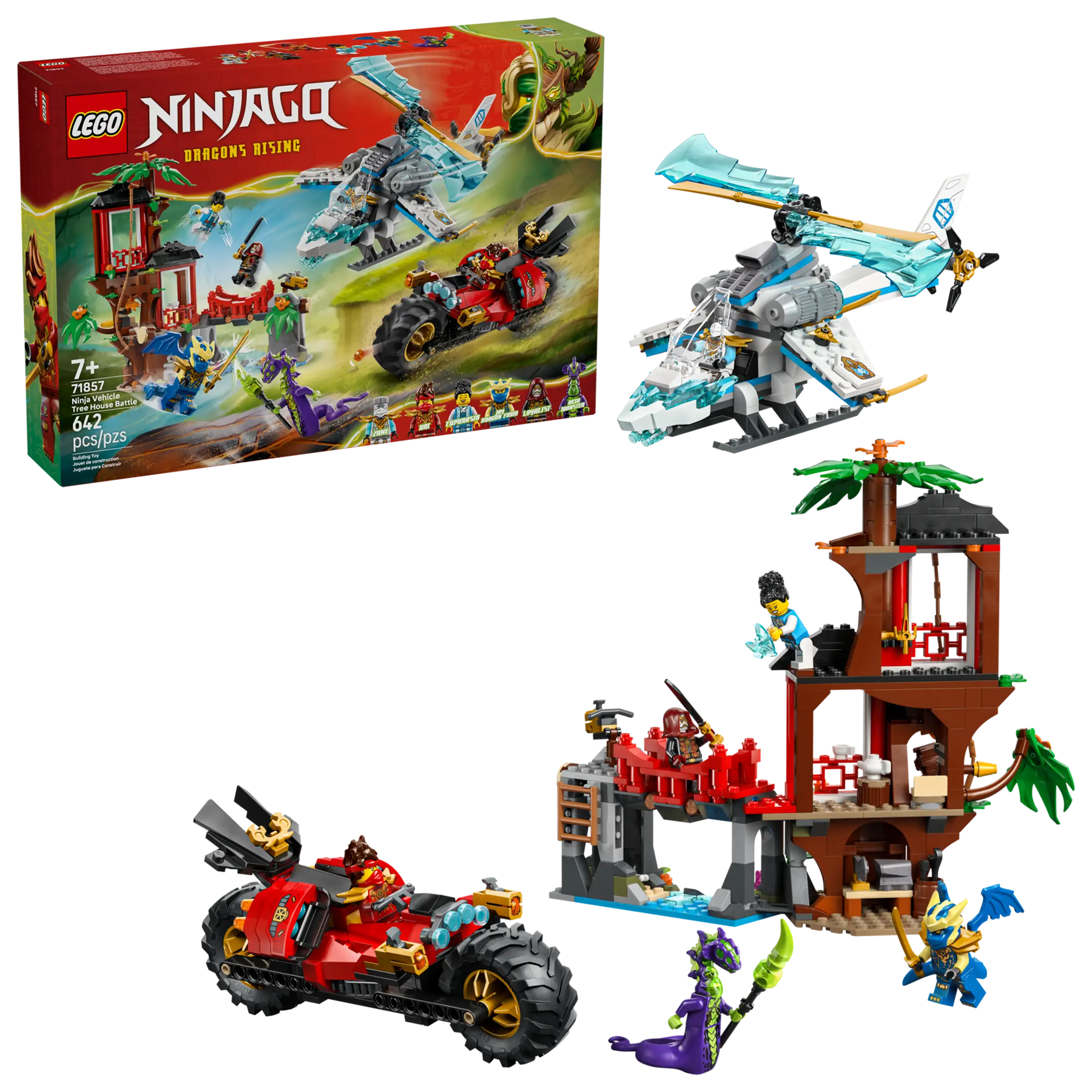 LEGO Ninjago 71857 Ninjamenopelit ja Puumajataistelu