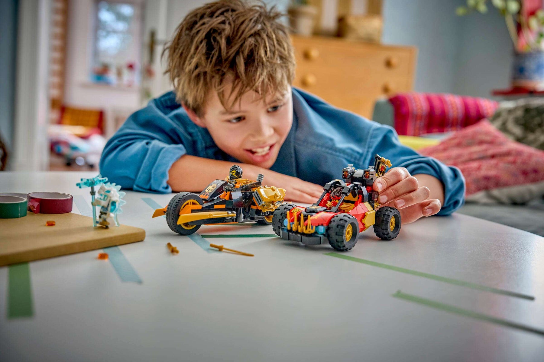 LEGO Ninjago 71864 Kain ja Colen Yhdistelmäajoneuvot