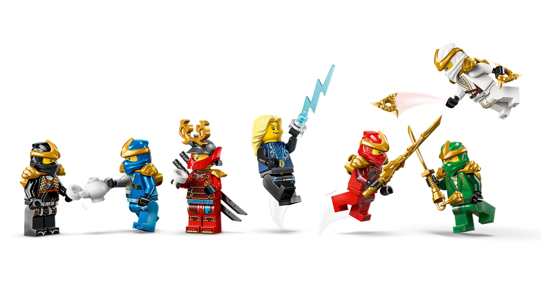 LEGO Ninjago 71866 Ninjahahmokollaasi – 15-vuotisjuhlamalli