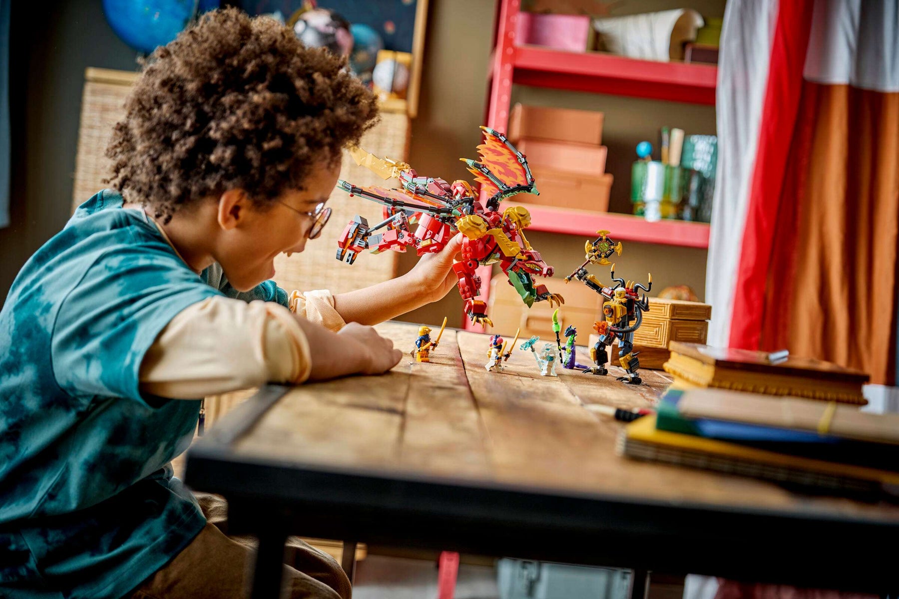 LEGO Ninjago 71868 Wyldfyren Muuntautumiskykyinen Lohikäärmerobotti