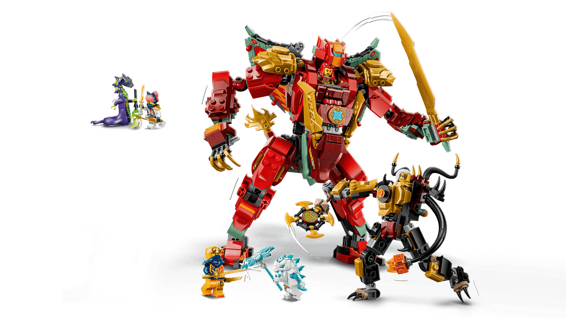 LEGO Ninjago 71868 Wyldfyren Muuntautumiskykyinen Lohikäärmerobotti
