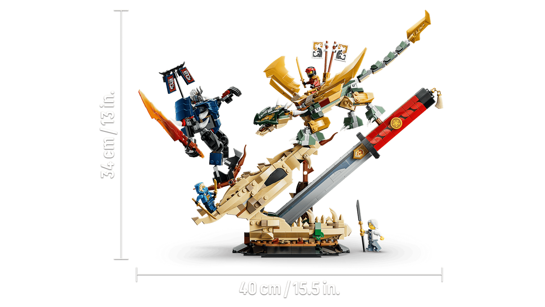 LEGO Ninjago 71871 Taistelu Lohikäärmeen Miekalla
