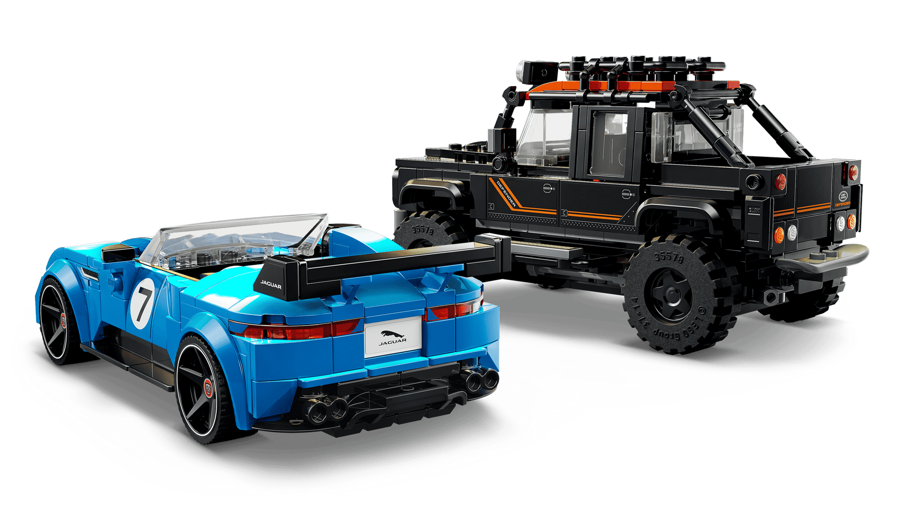 LEGO Speed Champions 77264 Jaguar Project 7 ja Land Rover Defender