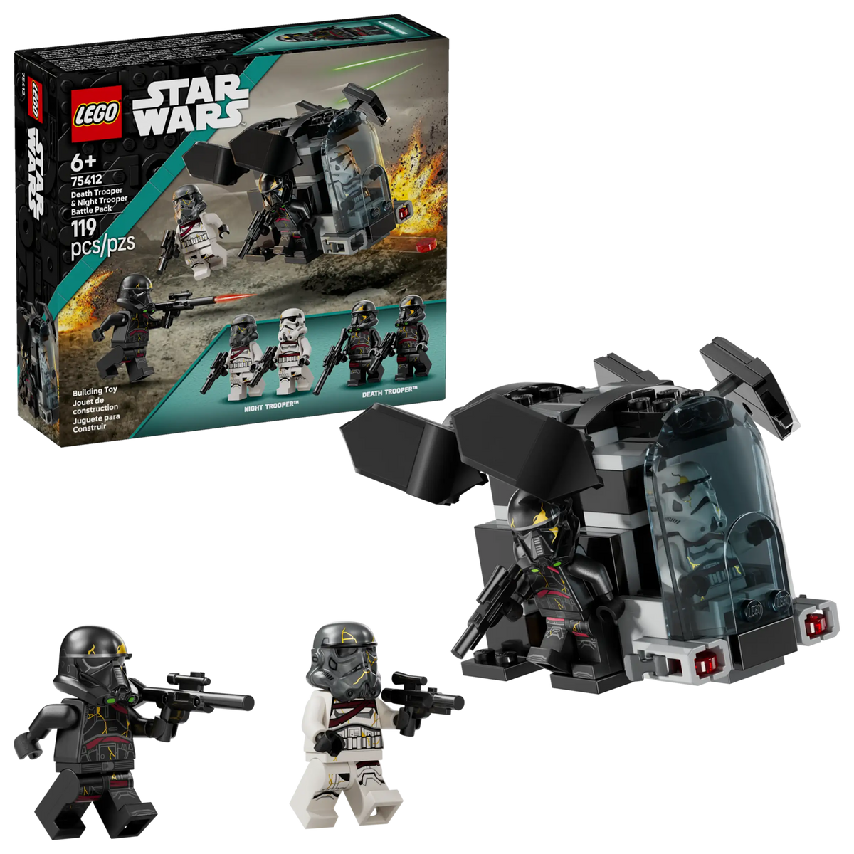 LEGO Star Wars 75412 Kuolonsotilaan ja Yön Iskusotilaan Taistelupakkaus