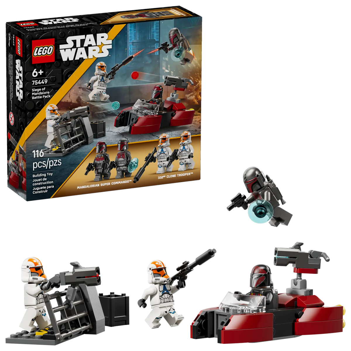 LEGO Star Wars 75449 Mandaloren Piiritys Taistelupakkaus