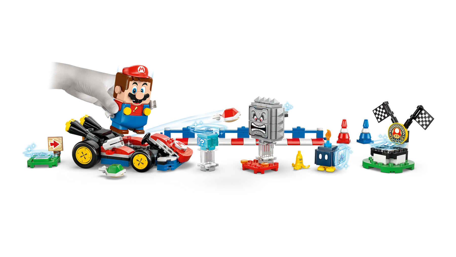 LEGO Super Mario 72043 Mario Kart™ – Interaktiivinen LEGO® Mario™ ja Standard Cart