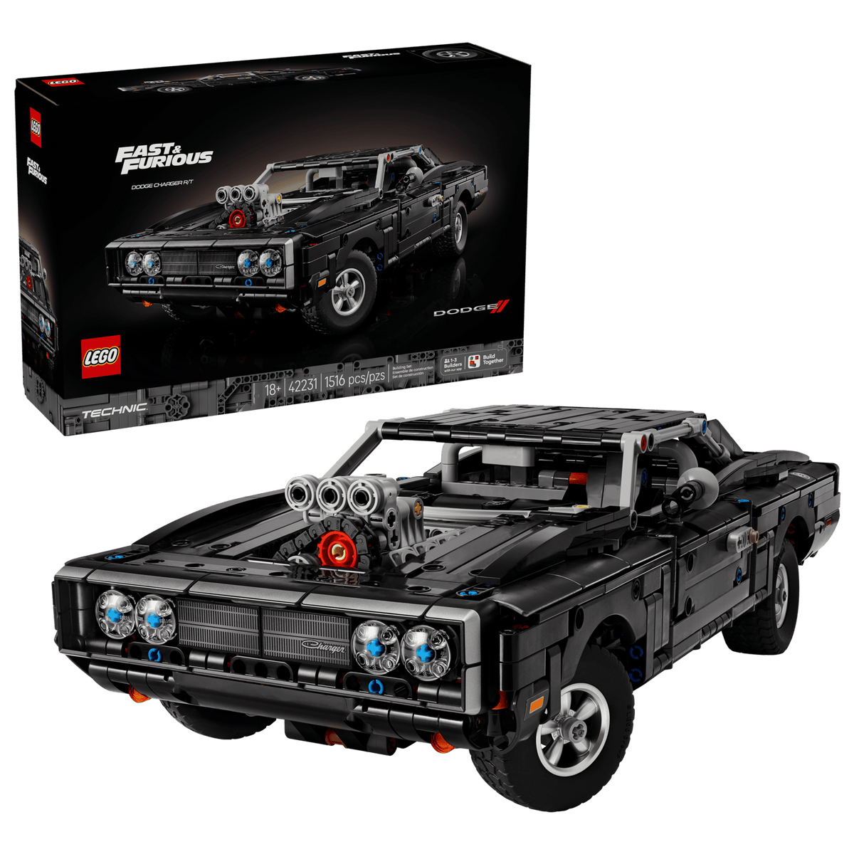 LEGO Technic 42231 Fast and Furious Dodge Charger R/T Auto