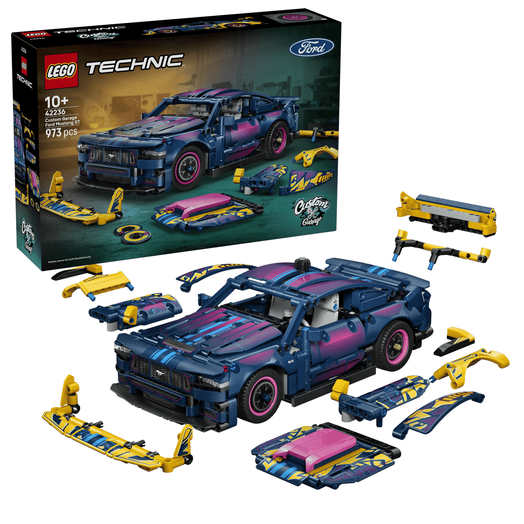 LEGO Technic 42236 Tuunaustallin Ford Mustang GT Auto