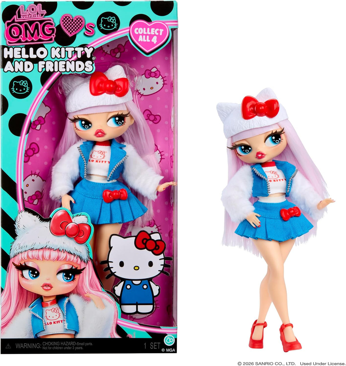 L.O.L OMG Hello Kitty And Friends Muotinukke