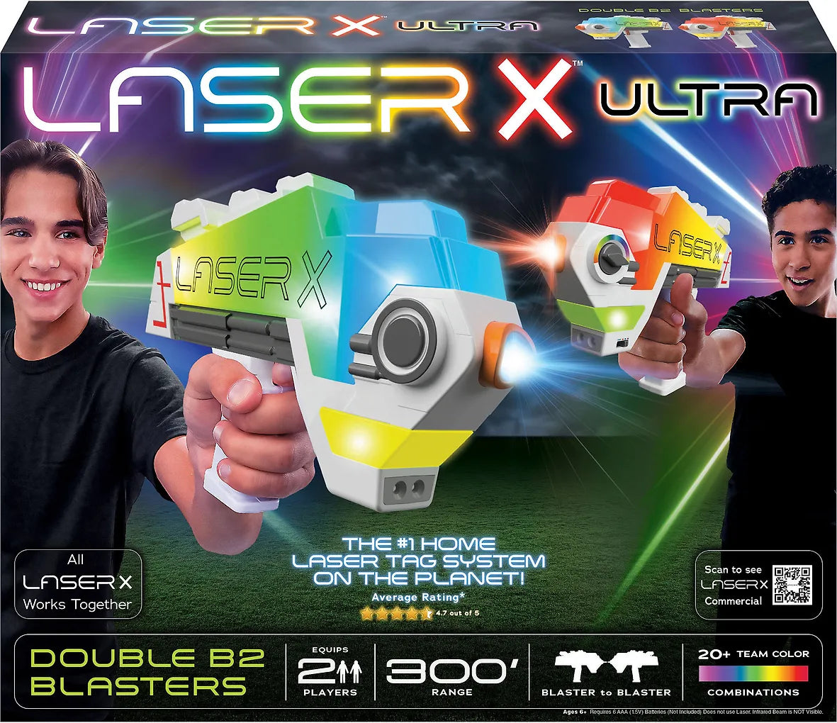 Laser X Ultra Double B2 Blasters Laser Aseet 2kpl 