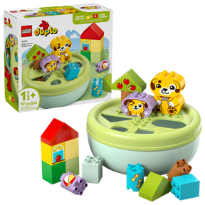 Lego Duplo 10441 Opetellaan Muotoja: Koiranpentujen Talo