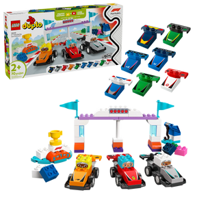 Lego Duplo 10445 F1®-tiimin Kilpa-autot ja Kuljettajat