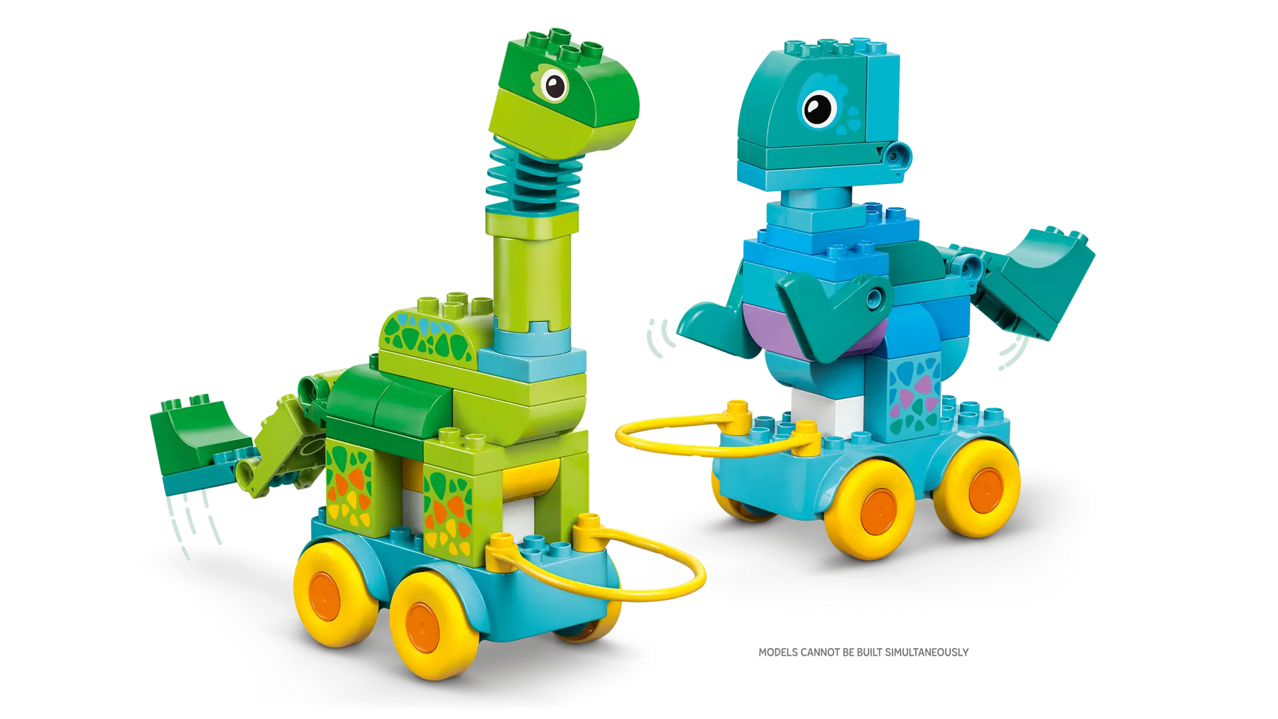 Lego Duplo 10451 Dinosauruksia Pyörien Päällä – 3in1-setti