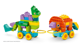 Lego Duplo 10451 Dinosauruksia Pyörien Päällä – 3in1-setti