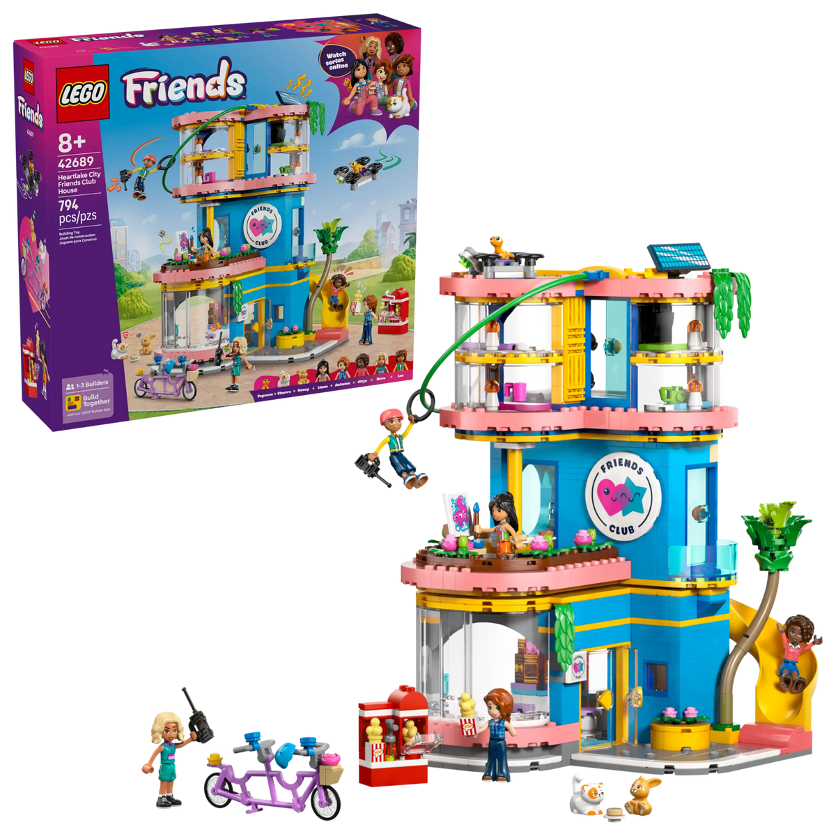 Lego Friends 42689 Heartlake Cityn Ystävysten Kerhotalo