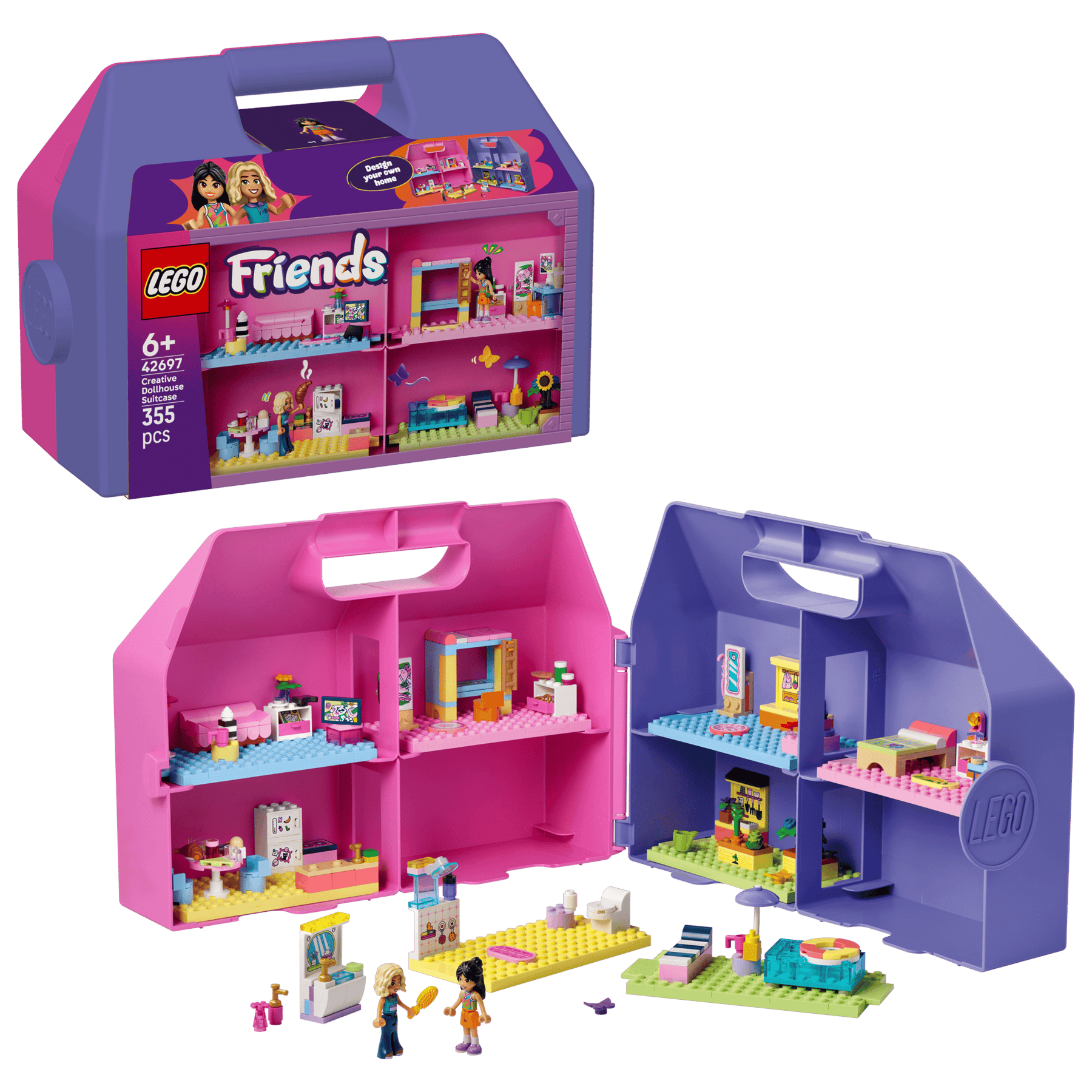 Lego Friends 42697 Luovuuden Nukkekotilaukku
