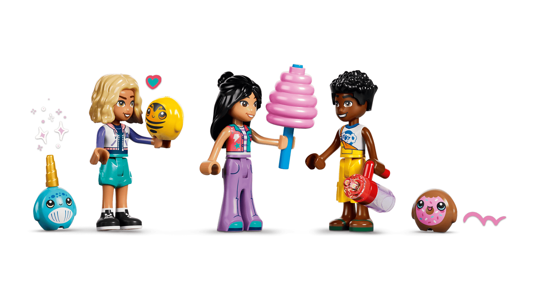 Lego Friends 42700 Karkkien ja Kuppikakkujen Koristama Maailmanpyörä
