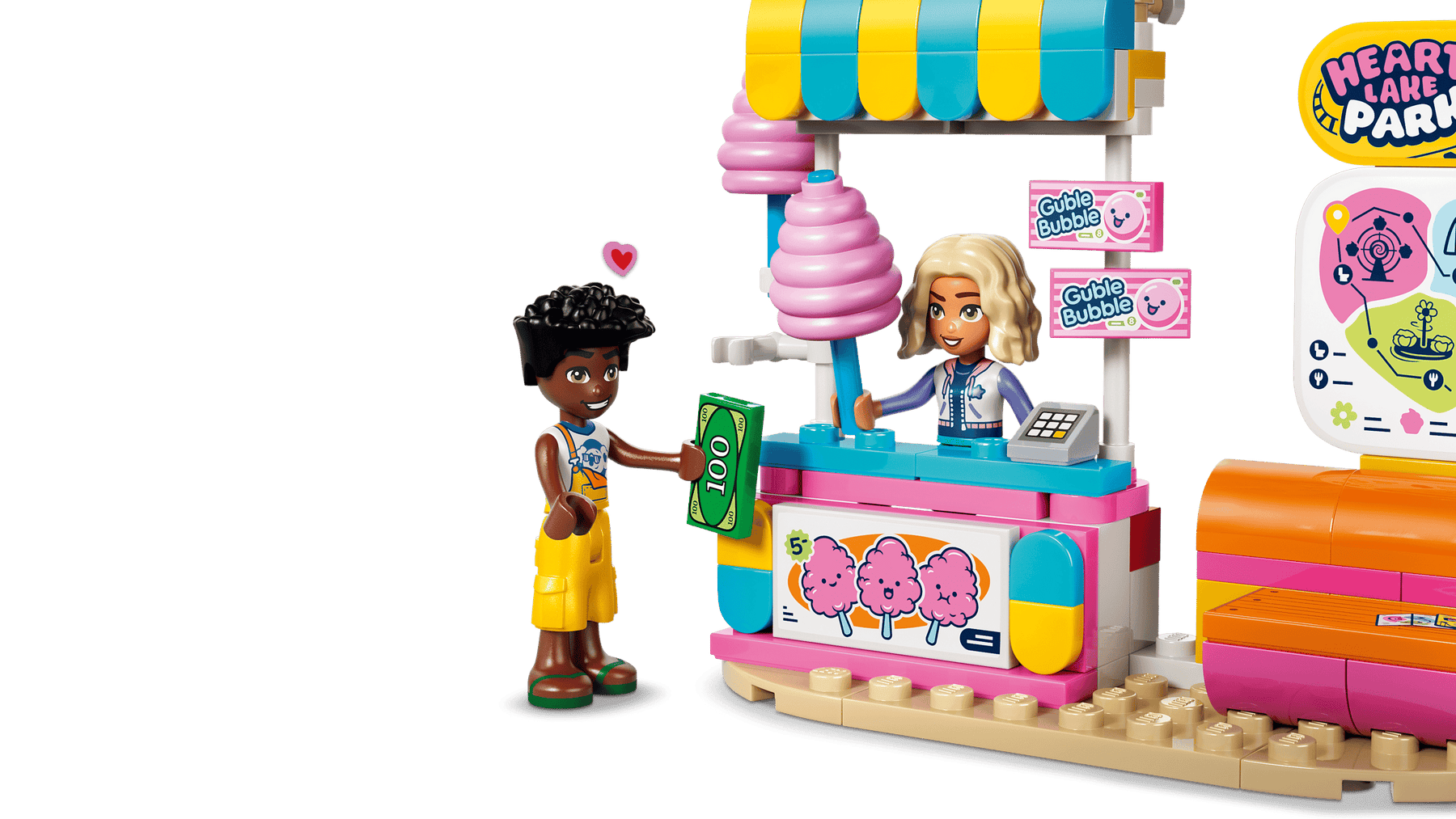 Lego Friends 42700 Karkkien ja Kuppikakkujen Koristama Maailmanpyörä