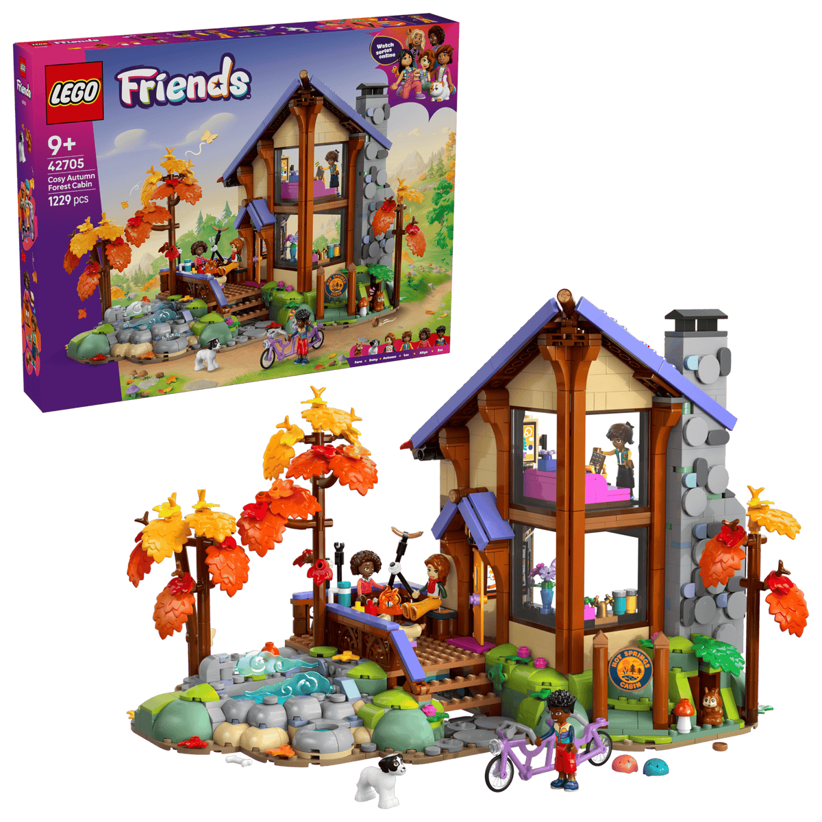 Lego Friends  42705 Mukava Mökki Syysmetsässä