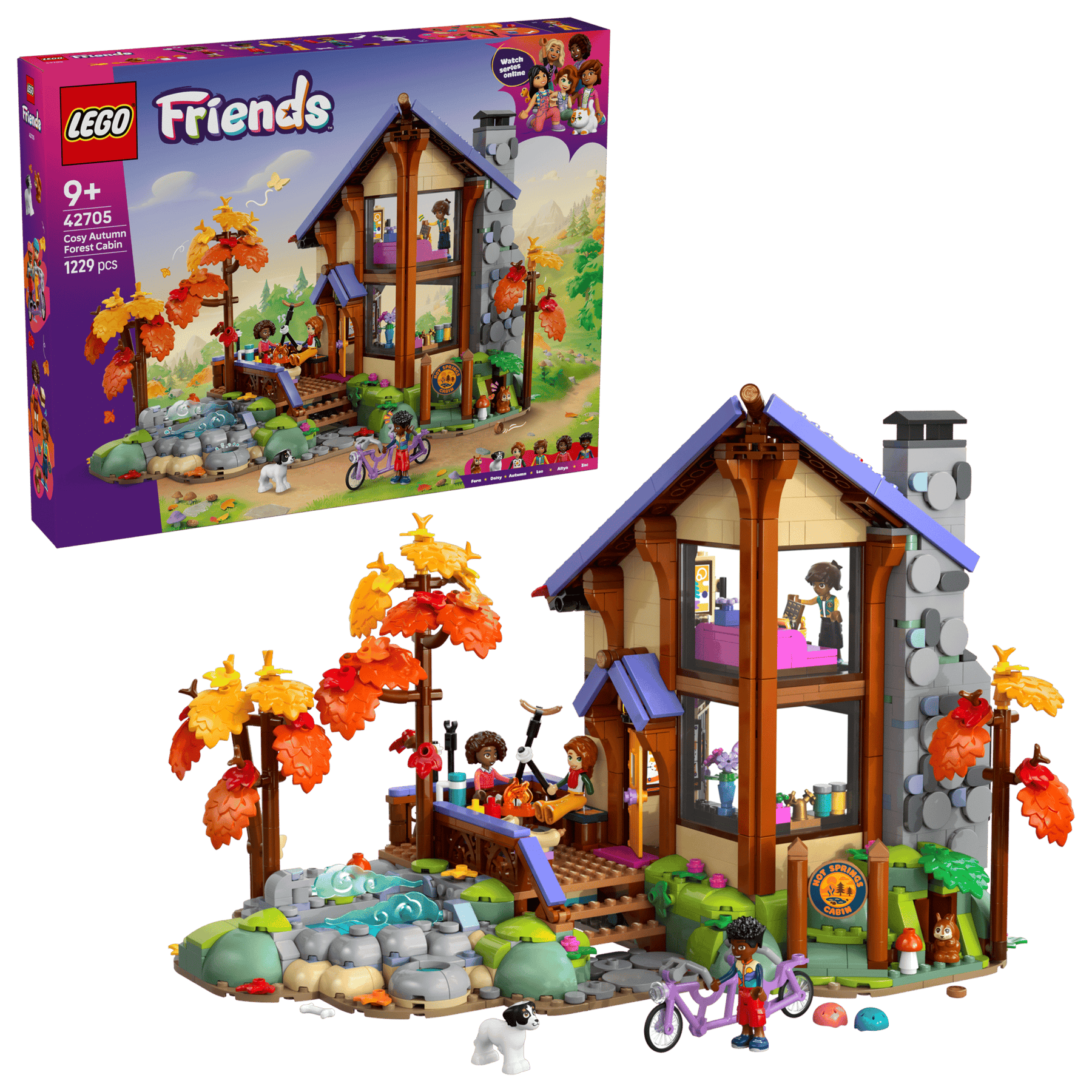 Lego Friends  42705 Mukava Mökki Syysmetsässä