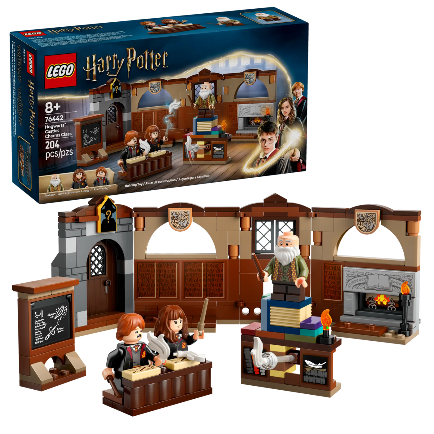 Lego Harry Potter 76442 Tylypahkan linna: Loitsuoppitunti