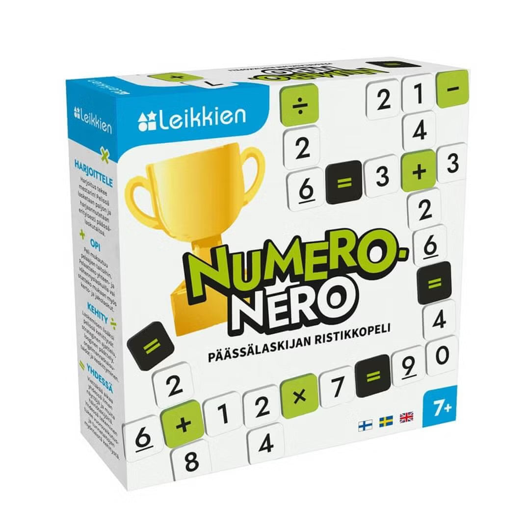 Leikkien Numero-Nero Päässälaskijan Ristikkopeli