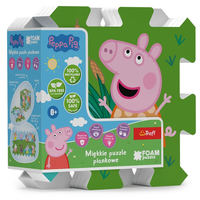 Leikkimatto/Vaahtopalapeli Pipsa Possu