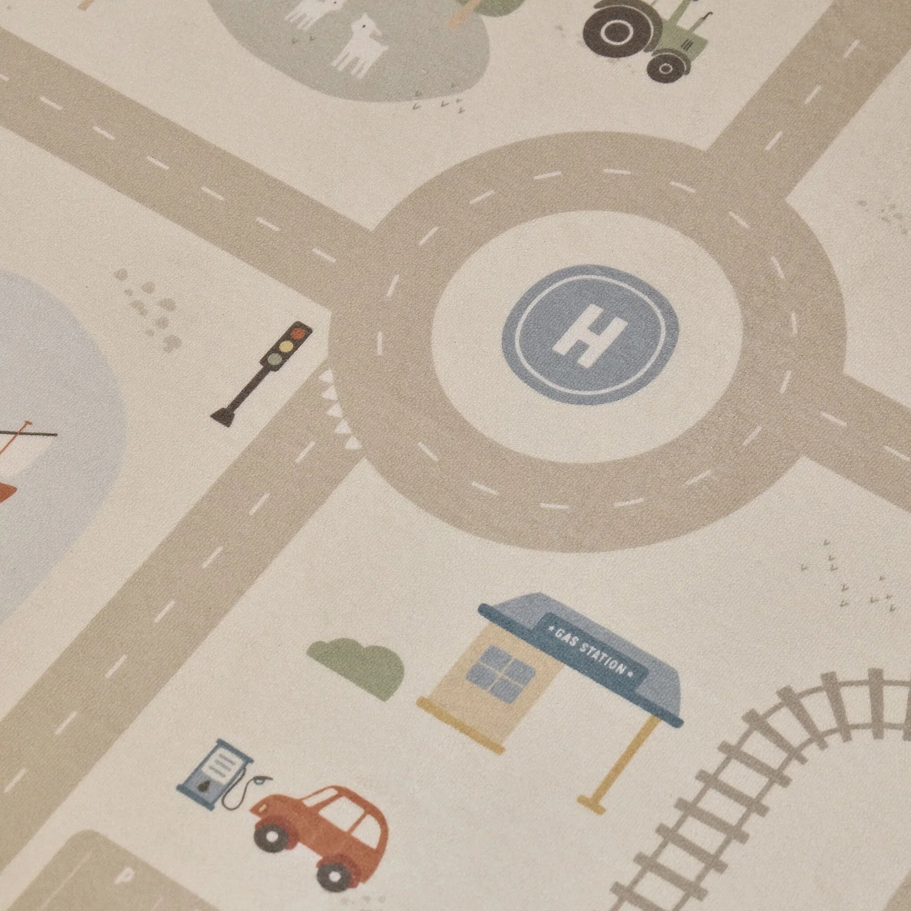 Little Dutch Auto Leikkimatto/Automatto