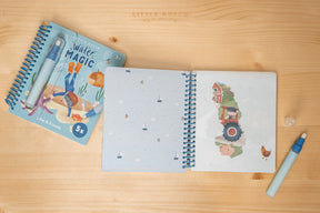 Little Dutch Water Magic Book Jim & Friends Vedellä Värjättävät Kuvat 