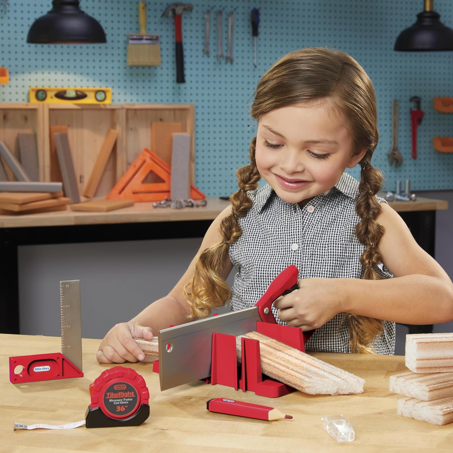 Little Tikes Työkalut Creative Construction Mittaus ja Sahaussetti
