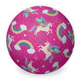 Luonnonkumipallo 18cm Yksisarviset Pinkki