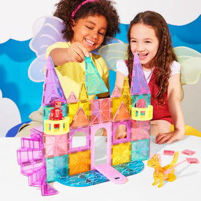 MAGNA-TILES Magneettirakennussarja Castle Deluxe Linna 48-osaa