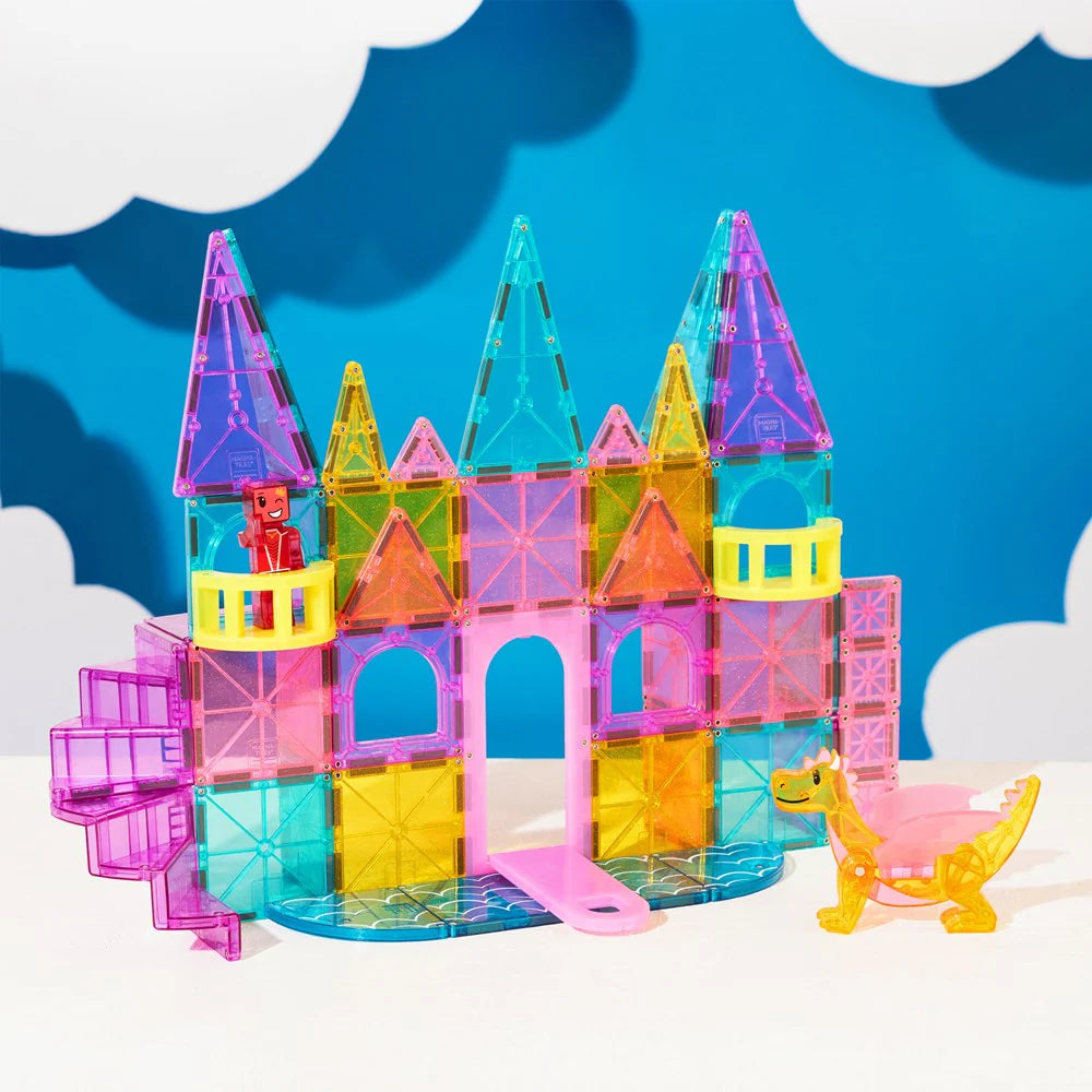 MAGNA-TILES Magneettirakennussarja Castle Deluxe Linna 48-osaa