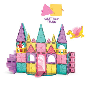 MAGNA-TILES Magneettirakennussarja Castle Deluxe Linna 48-osaa