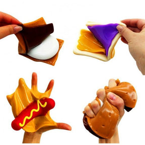 MUSH MEEZ Layered Taba Squishies Limainen Ruoka laj.