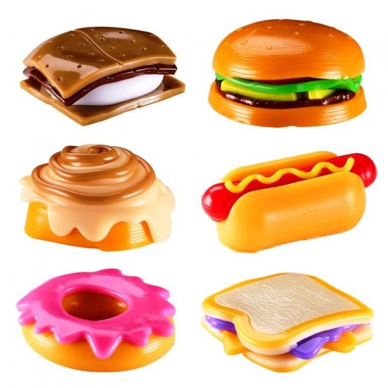 MUSH MEEZ Layered Taba Squishies Limainen Ruoka laj.